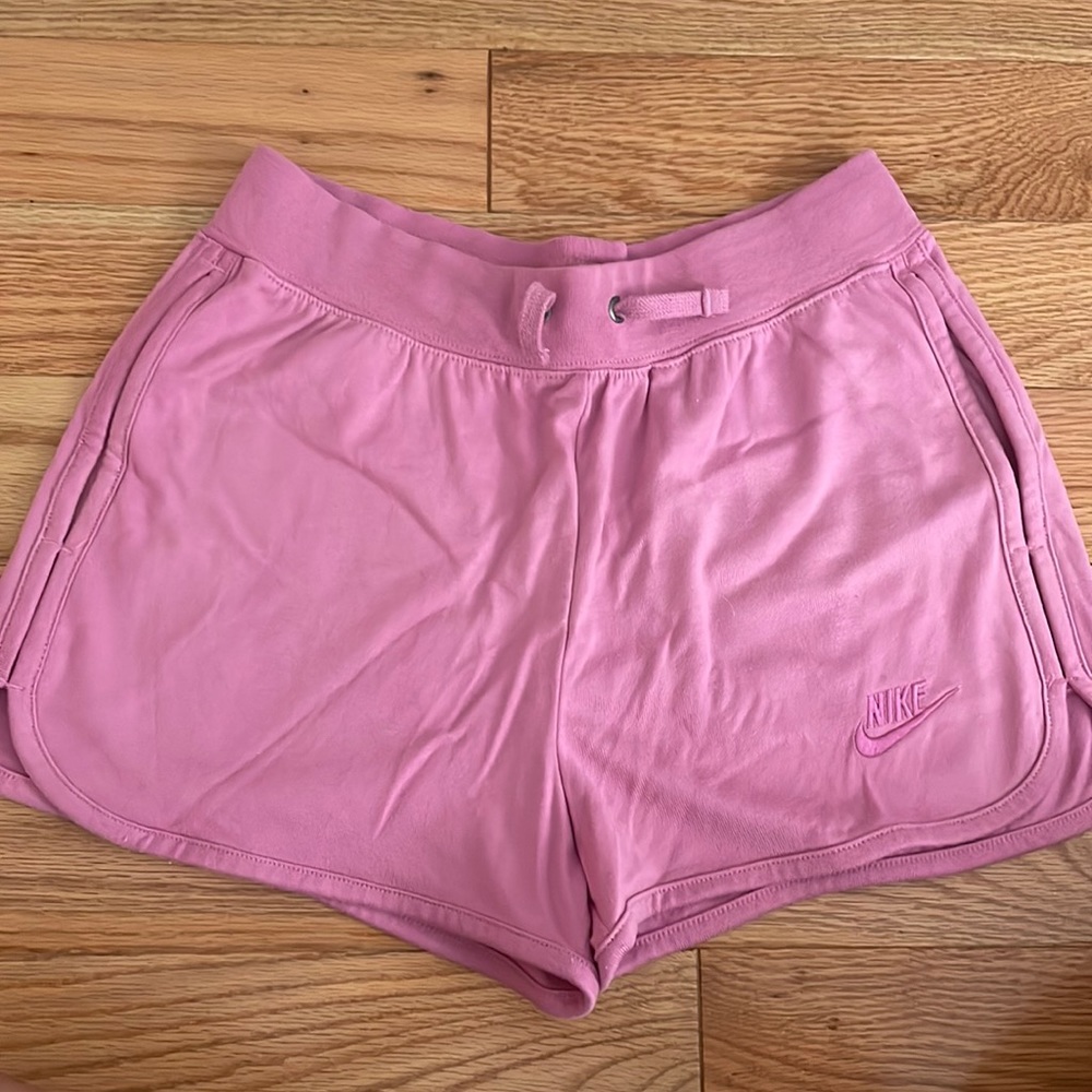 Pink Nike shorts